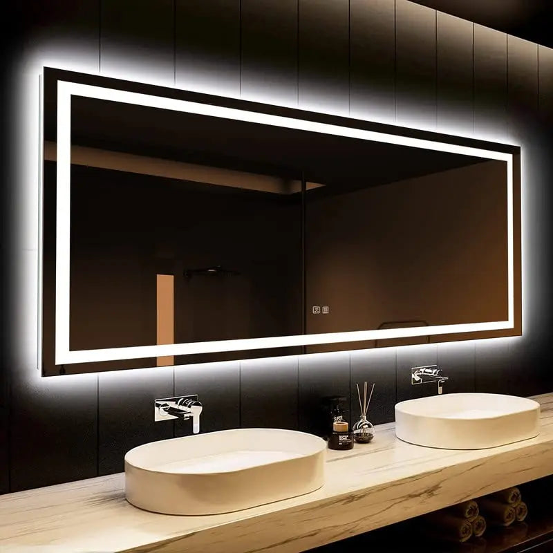Deluxe Center Glow LED baderomsspeil