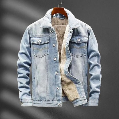 Denim Jacket Women | Organic Cotton with Plush Shearling Lining 2