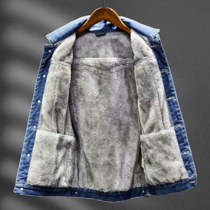 Denim Jacket Women | Organic Cotton with Plush Shearling Lining 6