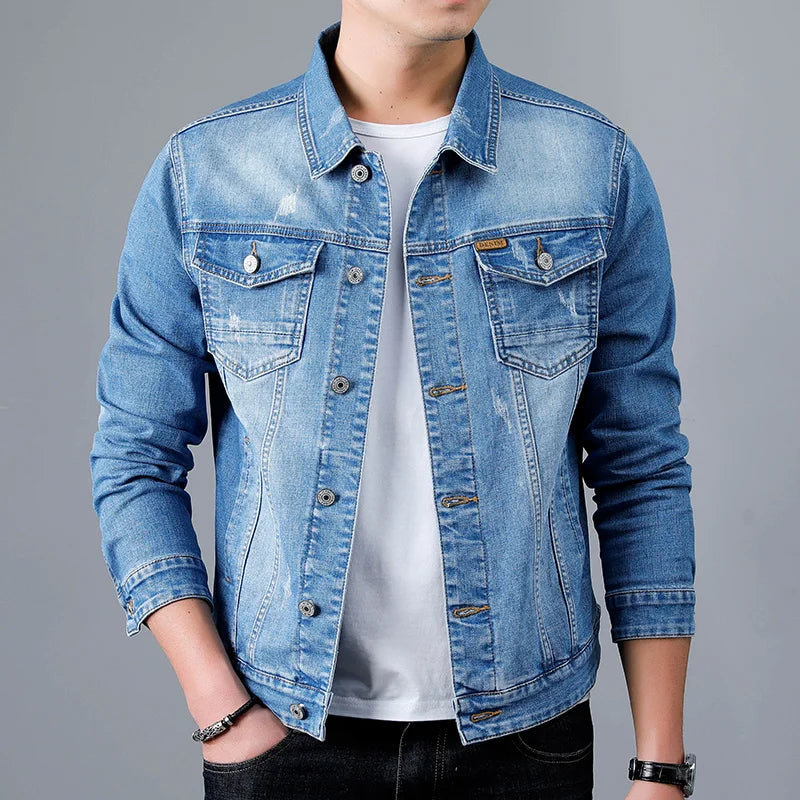 Denim Jacket | Classic Retro Style with Double Chest Pockets 0