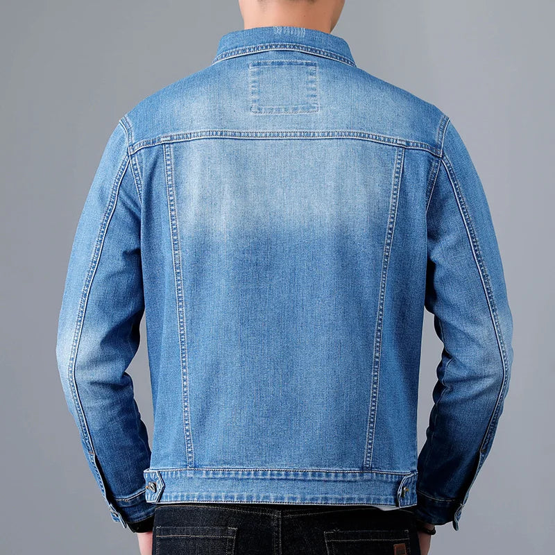 Denim Jacket | Classic Retro Style with Double Chest Pockets 2