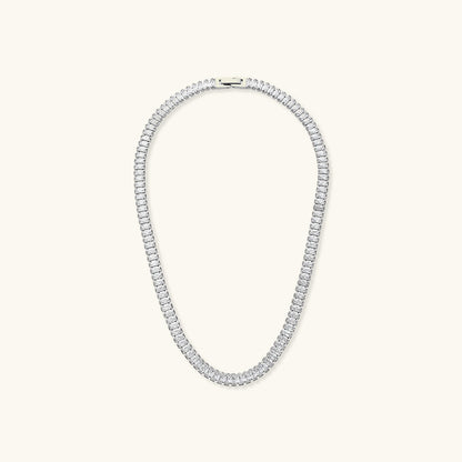 Diamond Simulant Necklace | 18K Gold Plated, Hypoallergenic & Durable 6