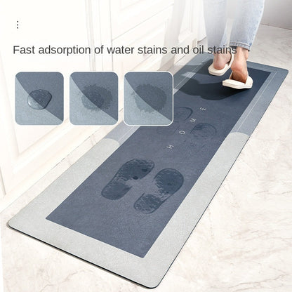 Diatom Mud | Rectangle Kitchen Rugs for Superior Moisture Absorption 1