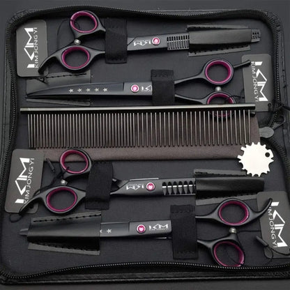 Dog Grooming Scissors Set | Professional Shears with Thinning Scissors for Easy Coat Care 2
