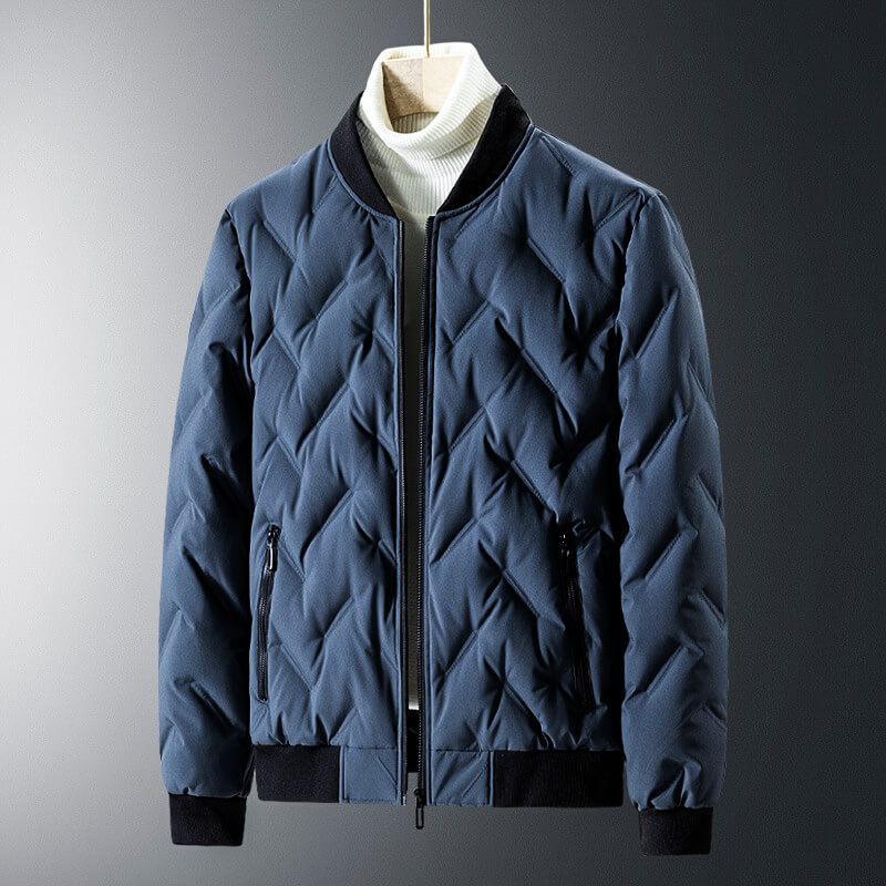 Down Jacket | Quilted Duck Insulation with Wind-Resistant Fabric 0