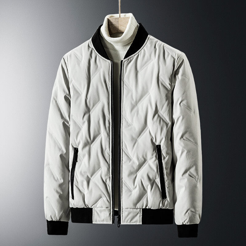 Down Jacket | Quilted Duck Insulation with Wind-Resistant Fabric 1