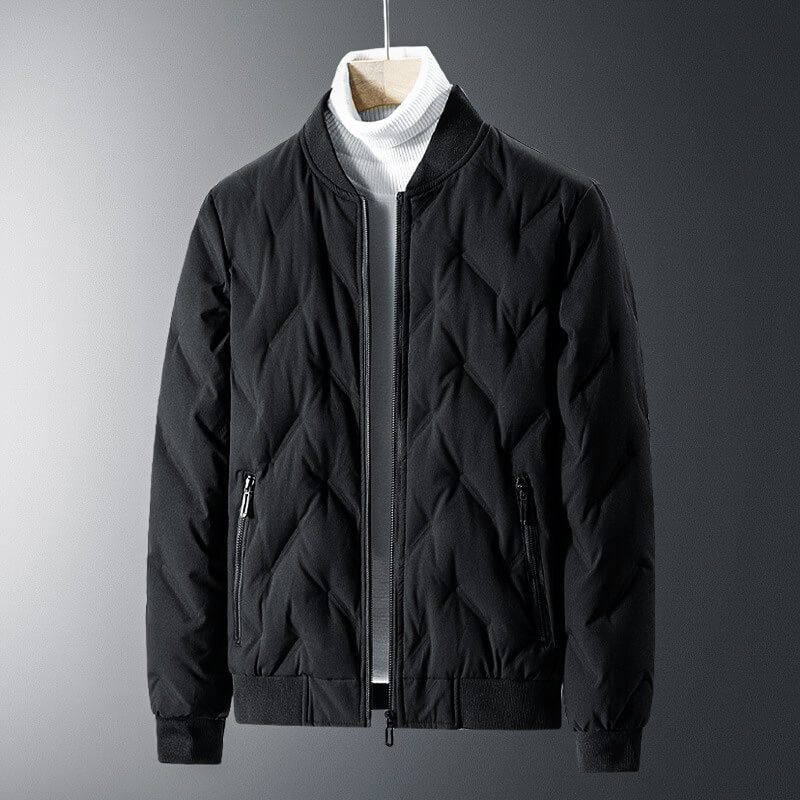 Down Jacket | Quilted Duck Insulation with Wind-Resistant Fabric 3