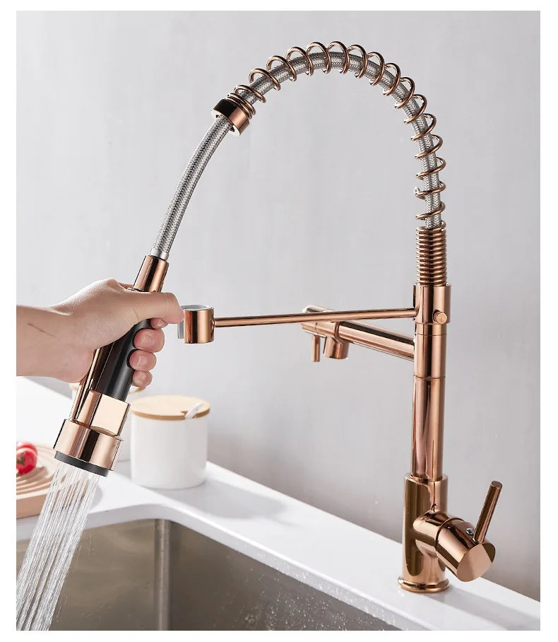 Dual Outlet Faucet Connector | Premium Brass Design for Kitchen 1