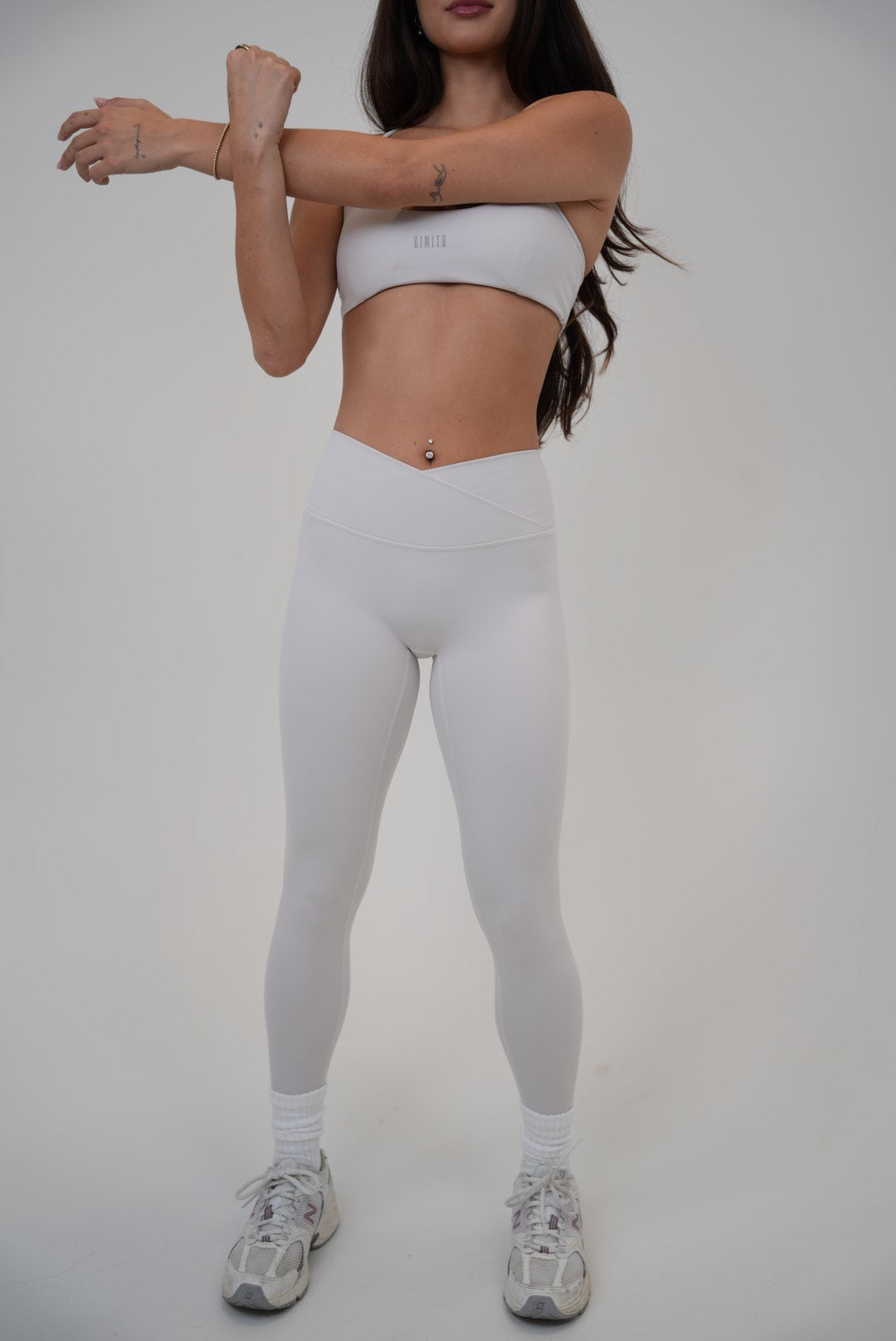 My Time Is Divine Lime White Sculpt V-Waist Legging