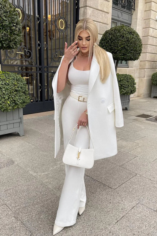 Asia Klassieke Wolmix Overjas