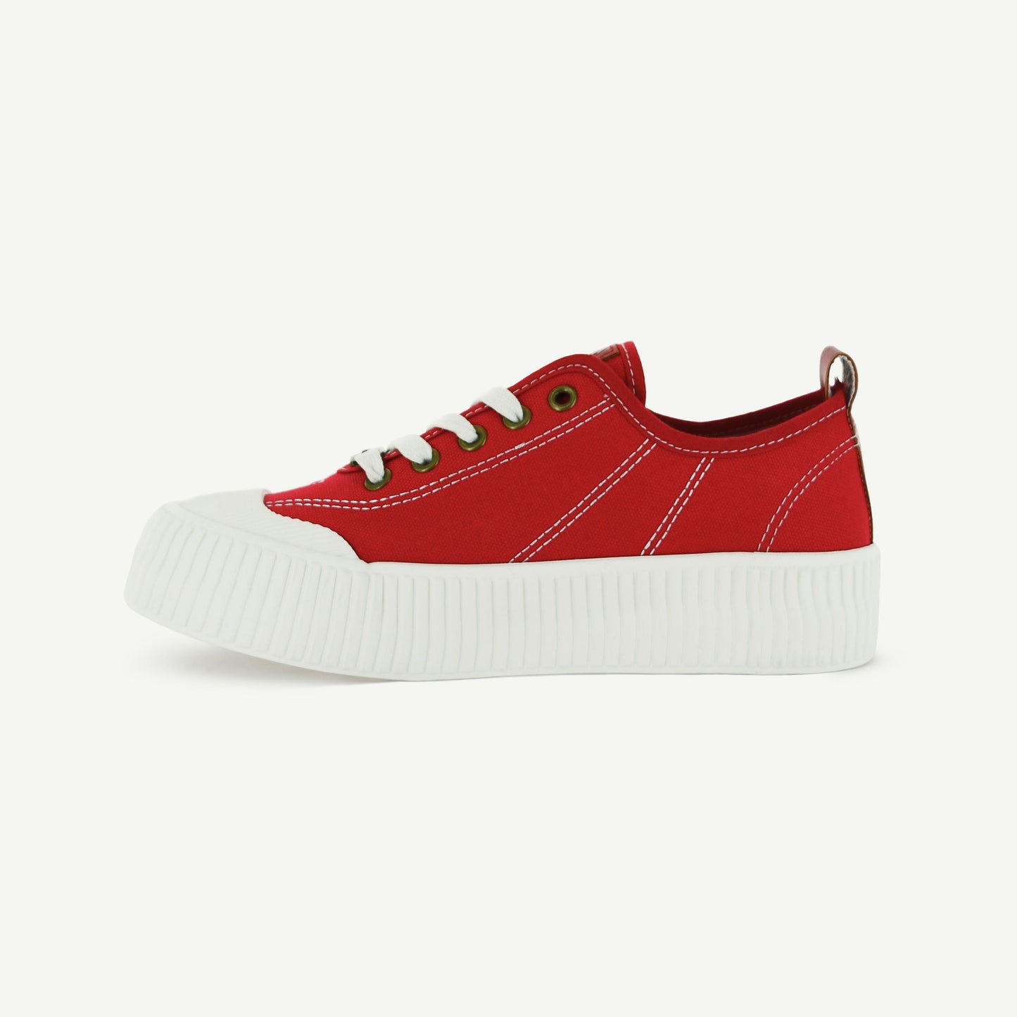 COURT ROYALE: SCARPA DA CAMPO VULCANIZZATA - ROSSA