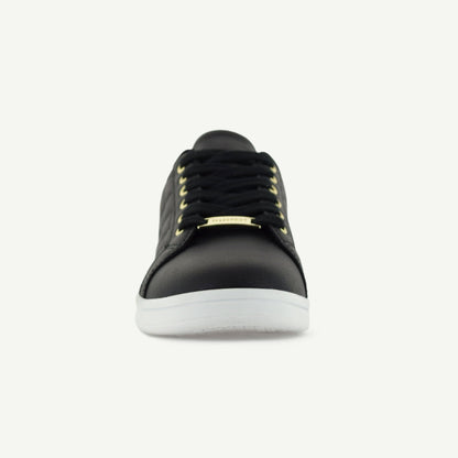 VOLTAIRE: GESTEPPTER COURT-SCHUH - SCHWARZ