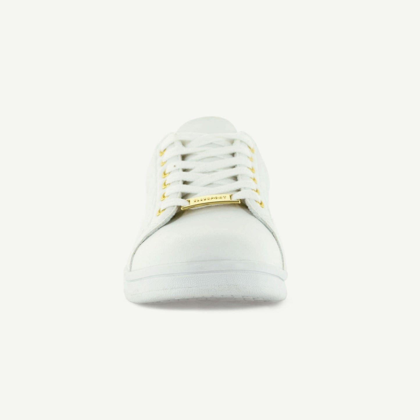 VOLTAIRE: GESTEPPTER COURT-SCHUH - WEISS