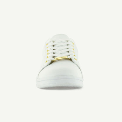 VOLTAIRE: GESTEPPTER COURT-SCHUH - WEISS