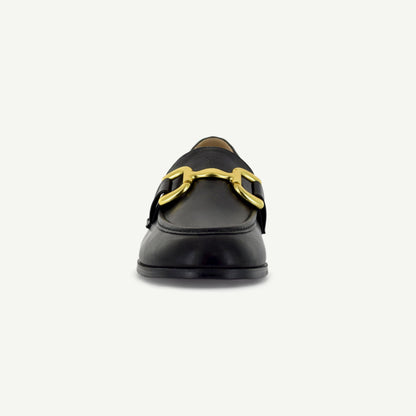 GEORGINA: Klassischer Slipper - Schwarz