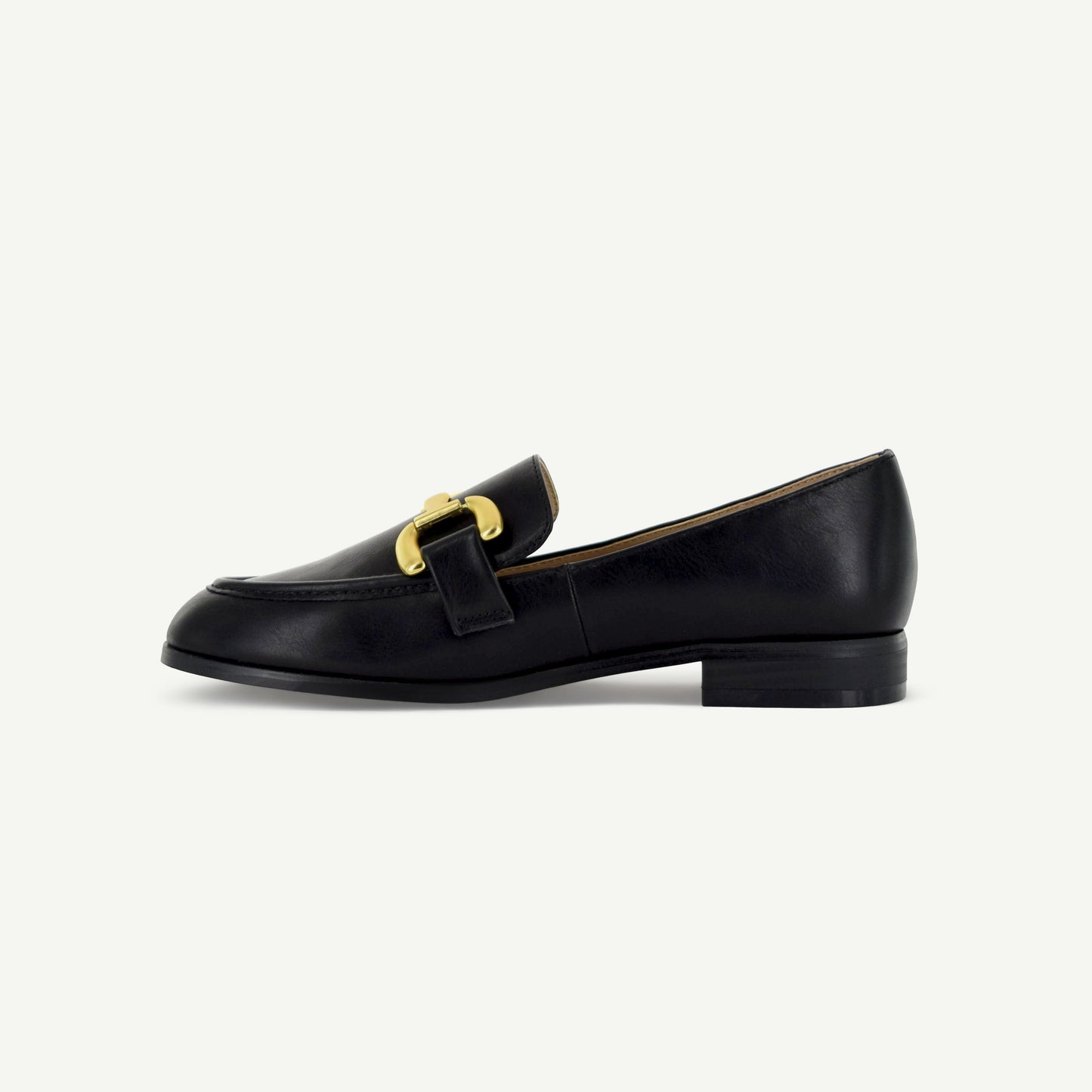 GEORGINA: Klassischer Slipper - Schwarz