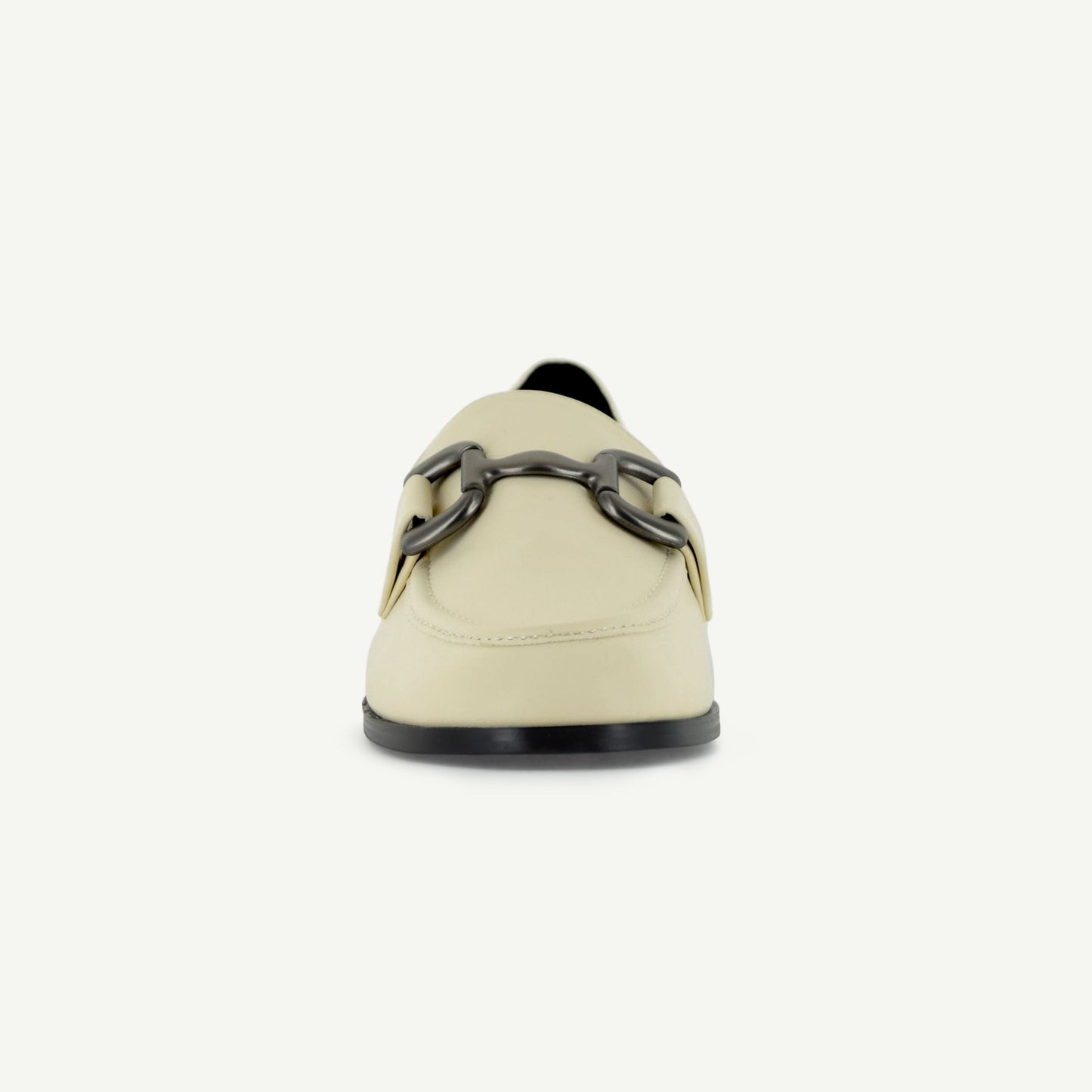 GEORGINA: KLASSISK LOAFER - ECRU