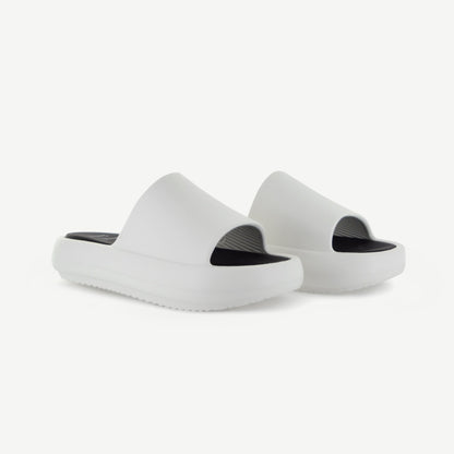 ST. TROPEZ: SANDALIA CON PLATAFORMA - BLANCA