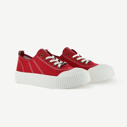 COURT ROYALE: SCARPA DA CAMPO VULCANIZZATA - ROSSA