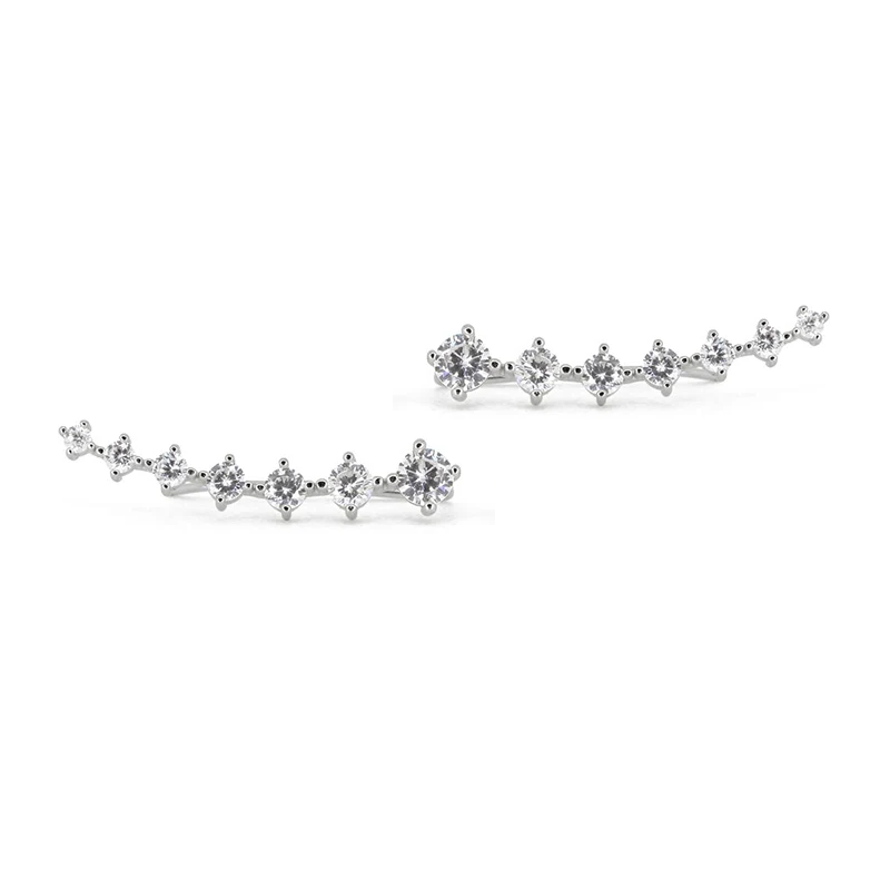Ear Climber Earrings | Hypoallergenic S925 Sterling Silver with Elegant Design 4