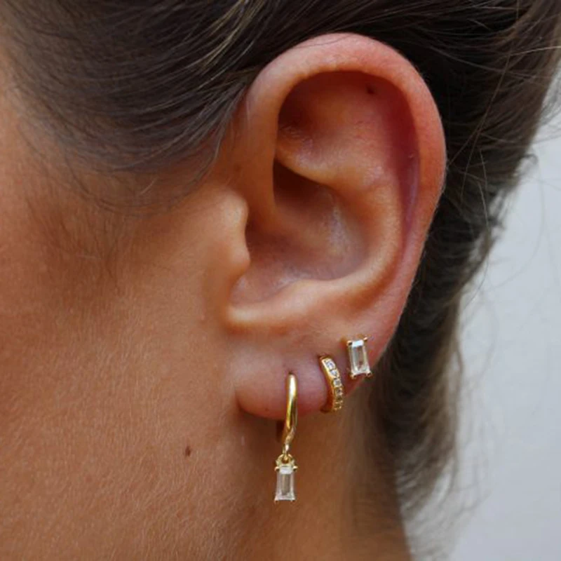 Earring Set | Hypoallergenic Stainless Steel with 3 Stylish Designs 1