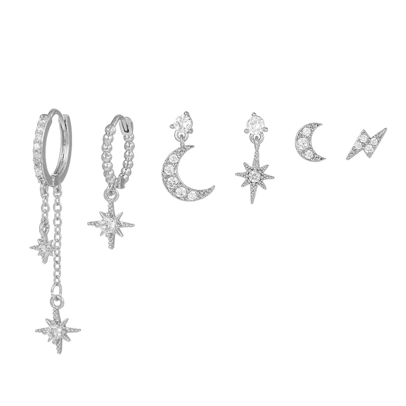 Earring Set | Hypoallergenic Surgical Stainless Steel Hoops and Studs 7