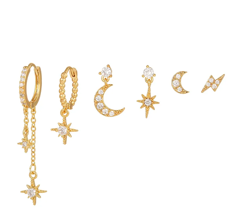 Earring Set | Hypoallergenic Surgical Stainless Steel Hoops and Studs 8