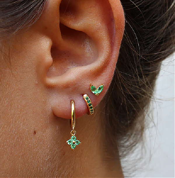 Earring Set | Hypoallergenic Surgical Stainless Steel with 3 Stylish Pairs 1