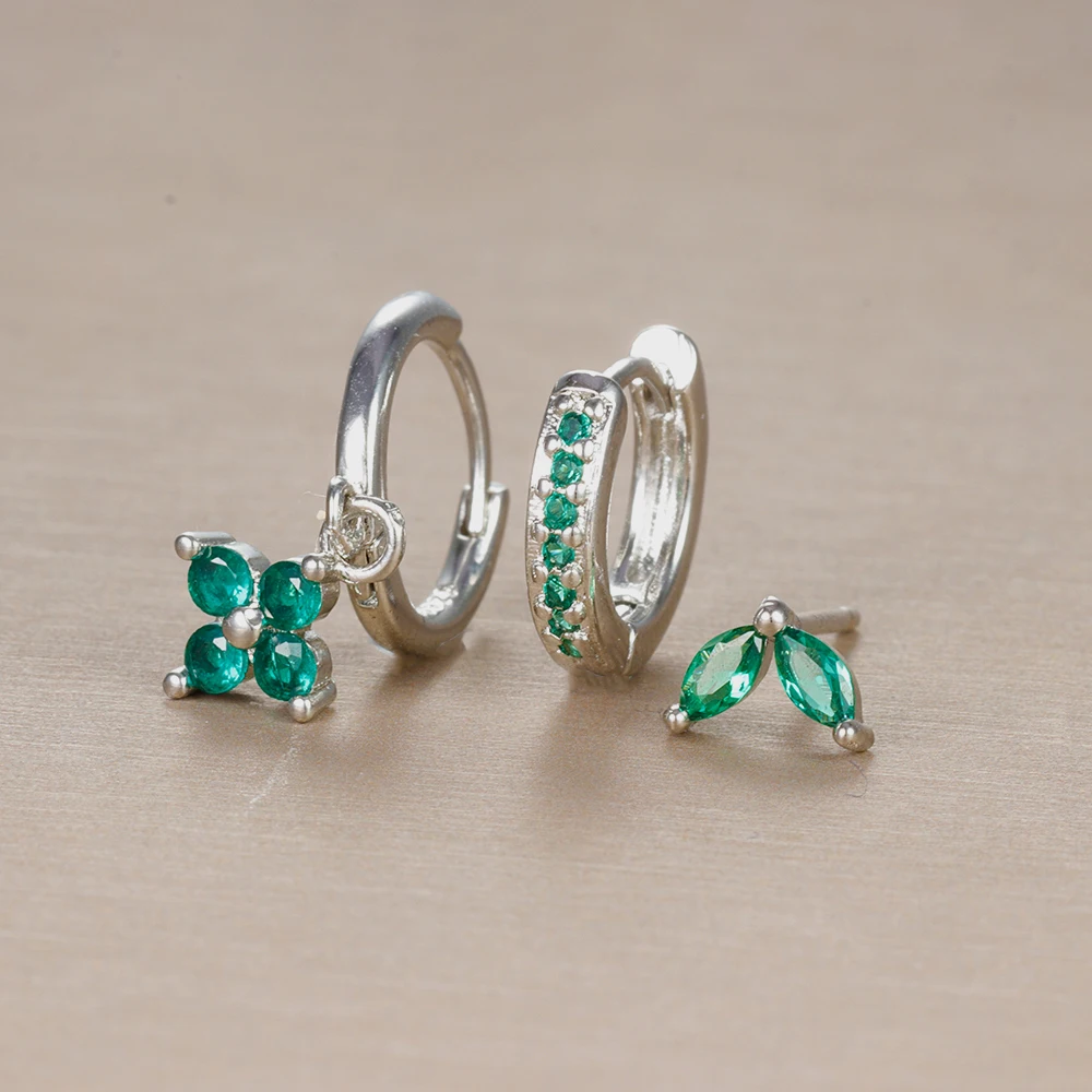 Earring Set | Hypoallergenic Surgical Stainless Steel with 3 Stylish Pairs 5
