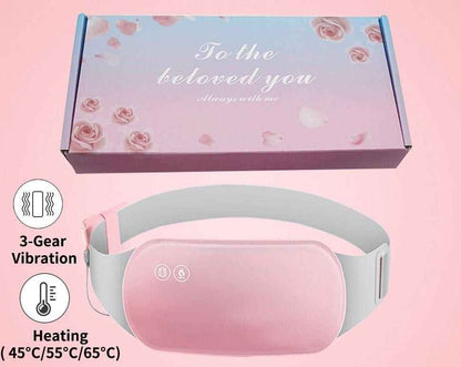 Electric Belly Heating Belt | Soothing Heat and Vibration for Relief 2