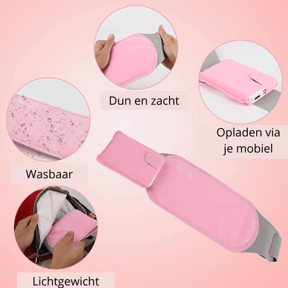 Electric Belly Heating Belt | Soothing Heat and Vibration for Relief 4