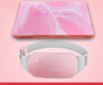 Electric Belly Warmer | Rechargeable Heat Belt with Vibration Therapy 3