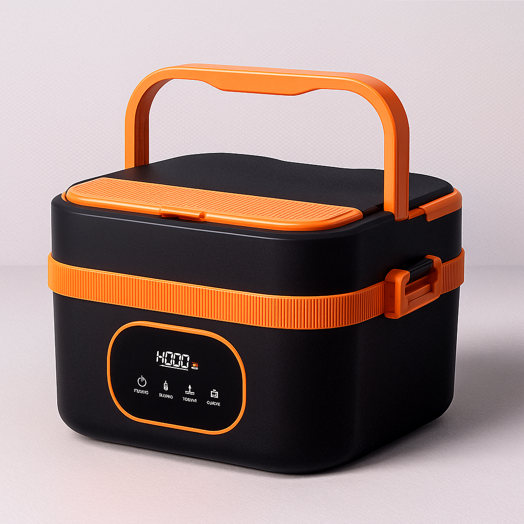 Electric Lunch Box | Self-Heating Portable Food Warmer with 1000ml Capacity 1