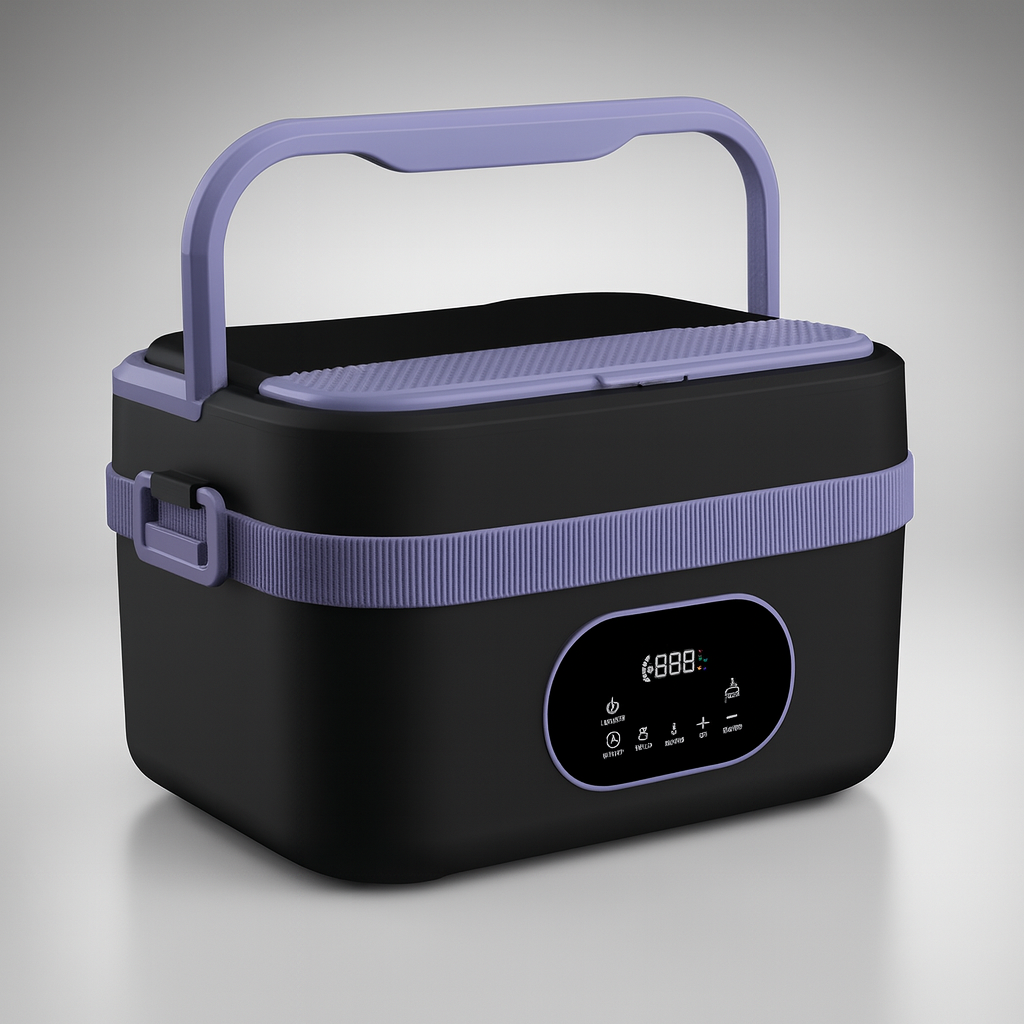 Electric Lunch Box | Self-Heating Portable Food Warmer with 1000ml Capacity 2