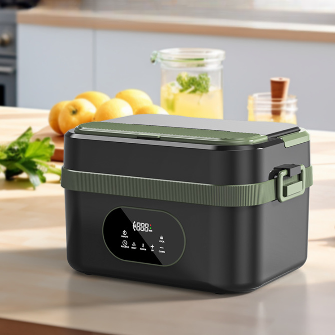 Electric Lunch Box | Self-Heating Portable Food Warmer with 1000ml Capacity 6