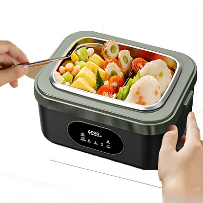 Electric Lunch Box | Self-Heating Portable Food Warmer with 1000ml Capacity 7