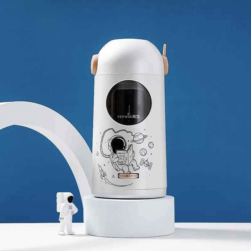 Electric Pencil Sharpener | Futuristic Astronaut Design with Auto Stop Function 0