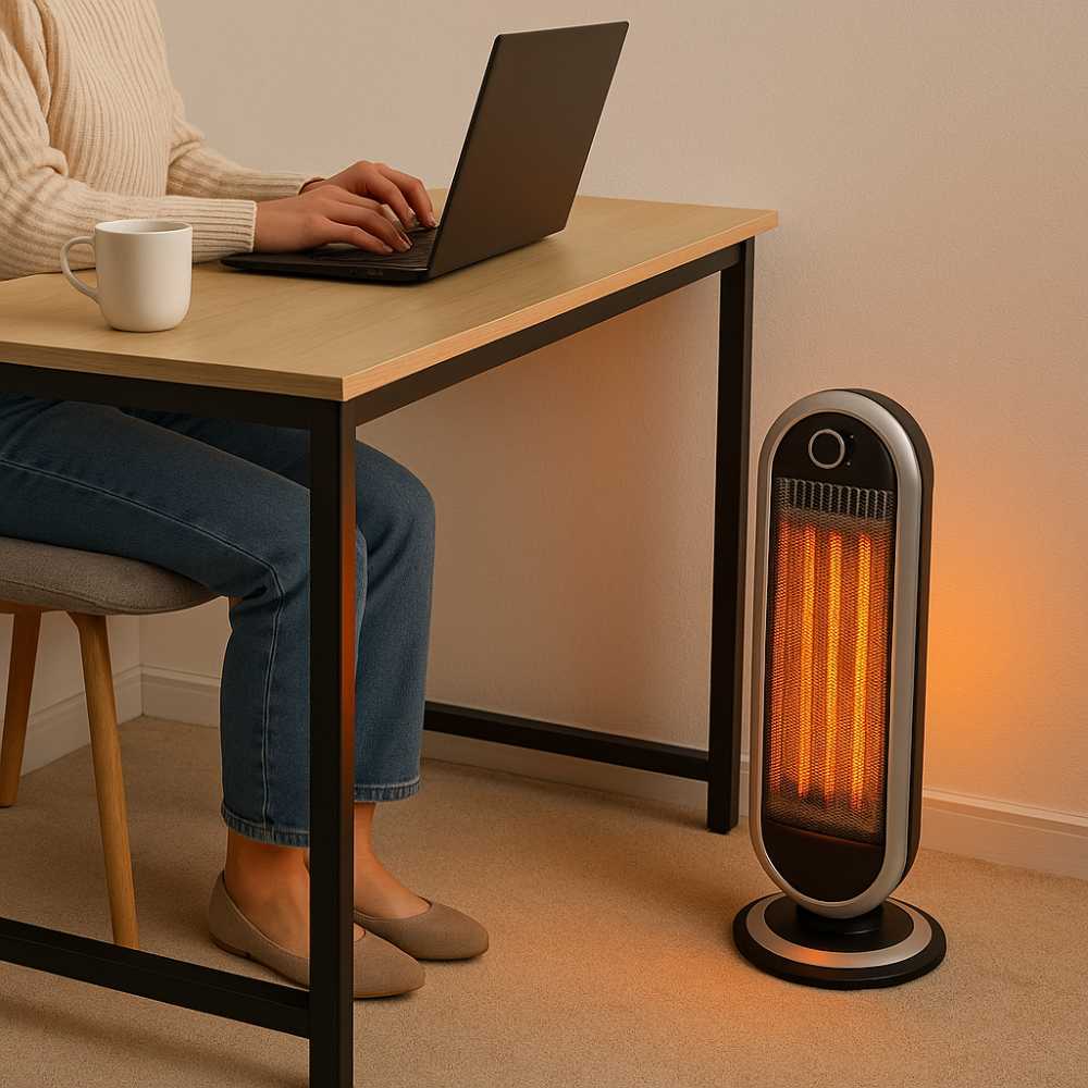 Electric Space Heater | Energy Efficient Oscillating Design for Large Rooms 1