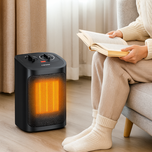 Electric Space Heater | Portable Ceramic Design for Energy Efficiency 0