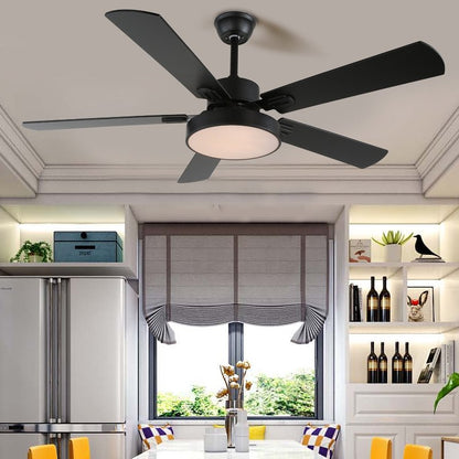 Elegant Ceiling Fan Light | Integrated LED & Variable Frequency Motor 4