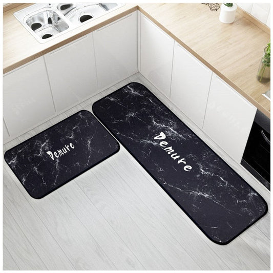 Elegant Hand-Woven Floor Mats | Oil-Proof Design for Kitchen & Bathroom 0
