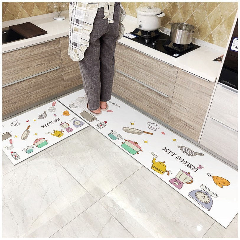 Elegant Hand-Woven Floor Mats | Oil-Proof Design for Kitchen & Bathroom 4