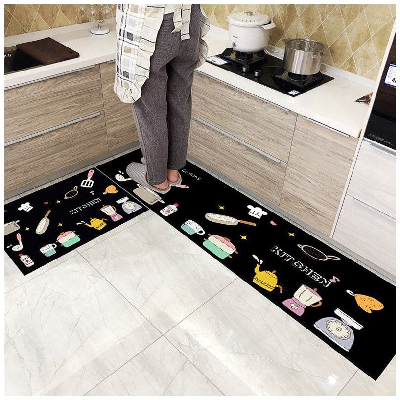 Elegant Hand-Woven Floor Mats | Oil-Proof Design for Kitchen & Bathroom 6