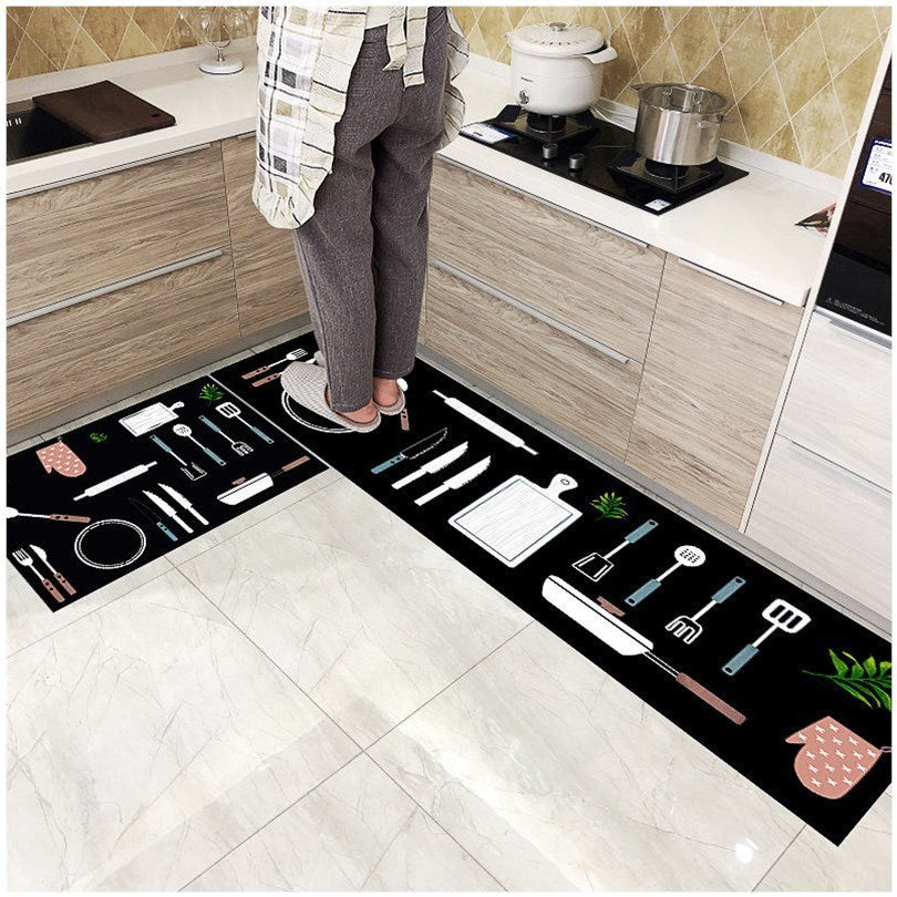 Elegant Hand-Woven Floor Mats | Oil-Proof Design for Kitchen & Bathroom 7