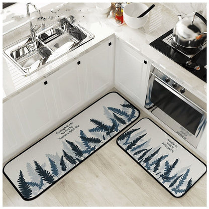 Elegant Hand-Woven Floor Mats | Oil-Proof Design for Kitchen & Bathroom 8