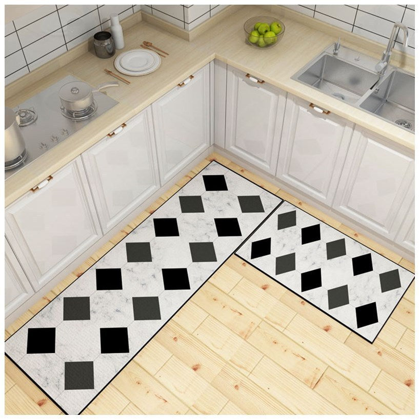 Elegant Hand-Woven Floor Mats | Oil-Proof Design for Kitchen & Bathroom 9