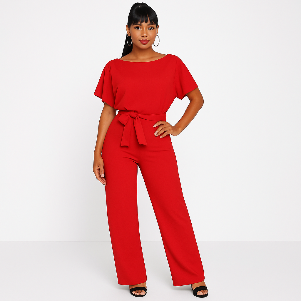 Elegant Jumpsuit for Women with Adjustable Belt – Flattering Fit for Day and Night 10