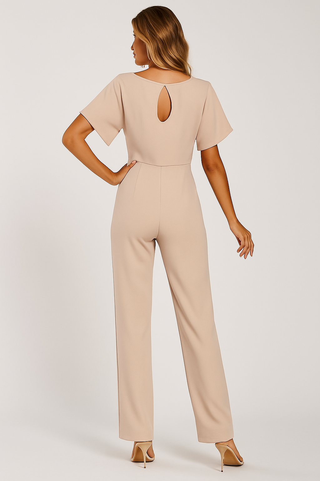 Elegant Jumpsuit for Women with Adjustable Belt – Flattering Fit for Day and Night 2
