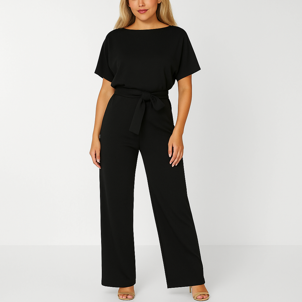 Elegant Jumpsuit for Women with Adjustable Belt – Flattering Fit for Day and Night 3