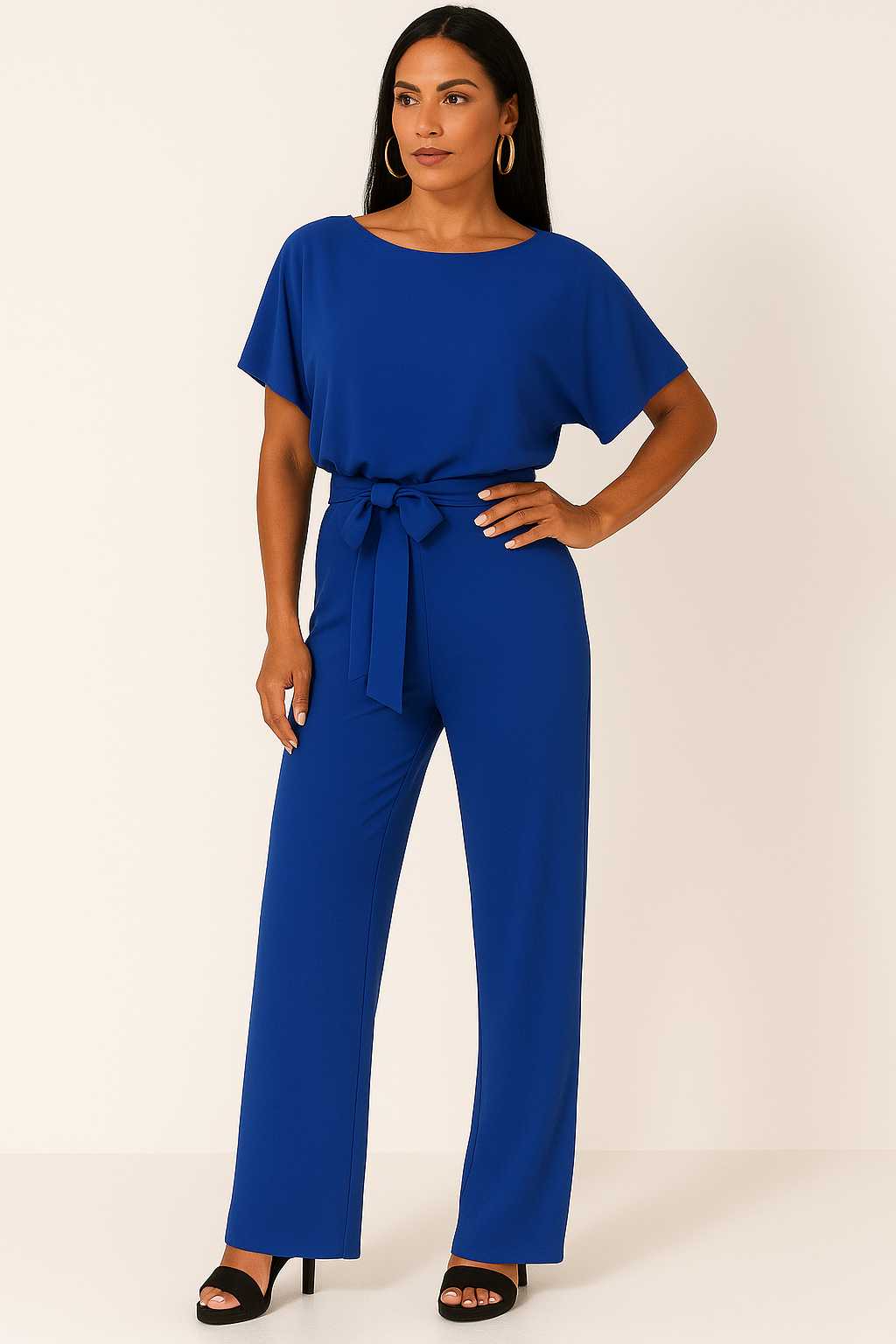 Elegant Jumpsuit for Women with Adjustable Belt – Flattering Fit for Day and Night 6